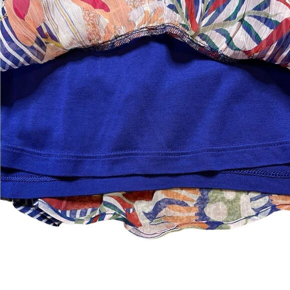 SOFT SURROUNDINGS Sheer Tory Tunic Shirt Size Medium - Picture 7 of 9